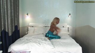 Ideal blonde gymnast Bae Tanya Lobok