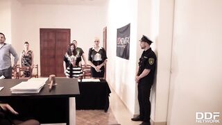 Judge Cathy Heaven turns her courtroom in an action packed