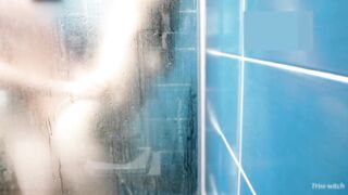 Young amateur couple fucking hard into the shower Triss witch