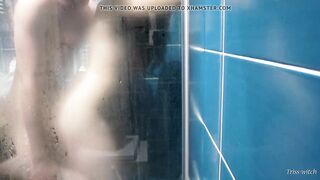 Young amateur couple fucking hard into the shower Triss witch