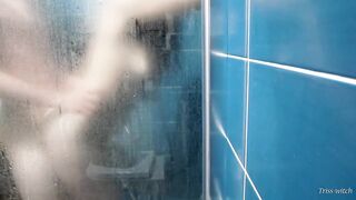 Young amateur couple fucking hard into the shower Triss witch