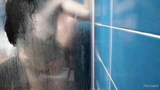 Young amateur couple fucking hard into the shower Triss witch