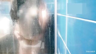 Young amateur couple fucking hard into the shower Triss witch