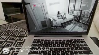 VR BANGERS Tattooed skinny babysitter loves ass fucking