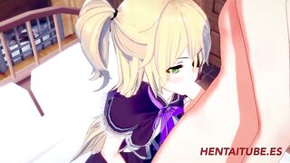 Genshin Impact Cartoon - Fischl Hard Sex 1:2