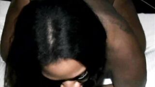 Huge booty dark skin ebony eighteen gets fucked in casting