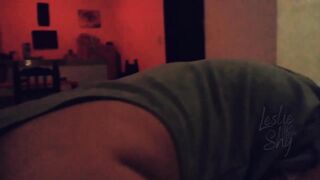 Petite mexican mistress ends up masturbating after blowing off dick
