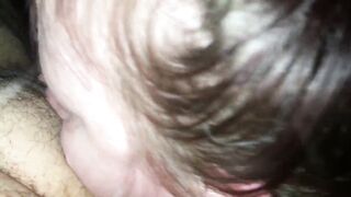 oral sex from a stripper and cumming on her asshole