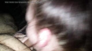 oral sex from a stripper and cumming on her asshole