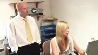 British Slut Fucks Her Boss To Gain Promotion