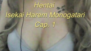 Animated - 3 girls fucks a lucky boy (HAREM)