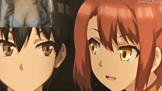Animated - 3 girls fucks a lucky boy (HAREM)