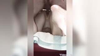 Scopata into figa e inside culo a fredda con doppia sborrata e fiumi di squirting 