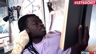 HORNYHOSTEL - (Katy Rose, Freddy Gong) - Sexual Maid Getting Her Snatch Banged Hard By A Humongous Black Dick