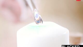 BLACKED Irresistible Cutie skinny Aria devours every inch of Anton