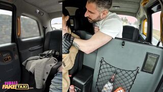 Female Fake Taxi Lady Gang gets her booty boned by a total stranger