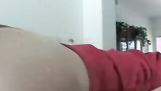 Amateur Step-Grandmother Jizzes All Over His Cock