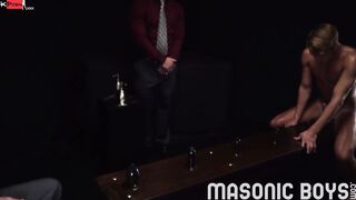 MasonicBoys - Suited Bombshell masters ruin young boy's booty with raw penis