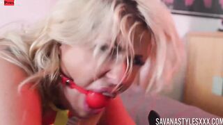 PORNSTARPLATINUM Big Boobed Savana Styles Moans From Large big black cock
