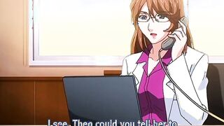 Hentai busty milf in stockings gets fucked by younger guy