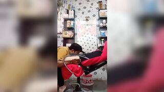 Saloon Girl Getting Nice Fuck with his BF
