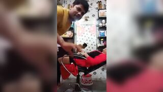 Saloon Girl Getting Nice Fuck with his BF