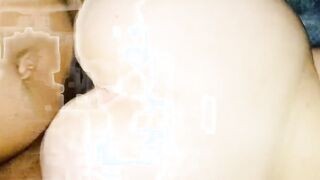 Pawg tackles big black cock into Interracial Backshots! (JIZZED)