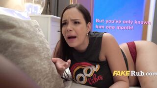 Ebony StepSis & StepBro End Up Fucking Because Of Her