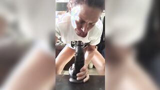I Fucking LOVE BLOWING This VIBRATOR