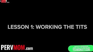 PervMom - My Big Breasts Stepmom Emmy Demure Spread Her Legs And Let Me Drill Her Leaking Milf Snatch