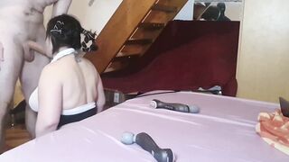 Irresistible fellatio & a rough & huge screwed for this pervert fiance HD