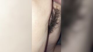 UNSHAVED mom Teases Cub!! ONLY THE TIP!
