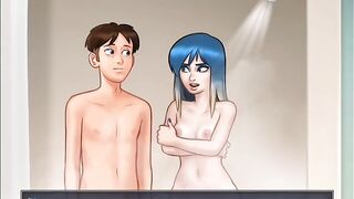 Eve banged with her home and pregnant (Summertime saga)