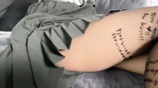 4K Crazy Sexy Patterned Stockings Nylon On My Legs #25