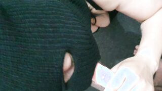 Masked singer offer best fellatio to her step son inside hotel room