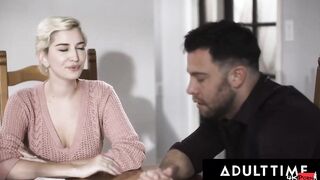 ADULT TIME - Skye Blue Seduced By Her Stepsister's Ex-Wifey The Night Before The Wedding