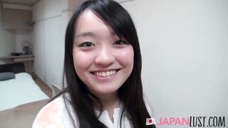 Slender Japan 18 Year Old Bends Over For point of view Sex And Jizzed
