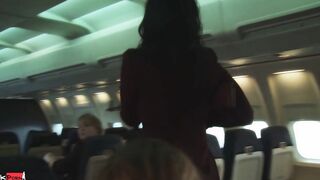 Briana Blair And Jasmine Jolie Nailed In Their Fishnets In First Class