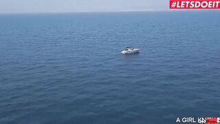A SLUTS KNOWS - Lesbian Beauties Know How To Have Fun On A Yacht - LETSDOEIT