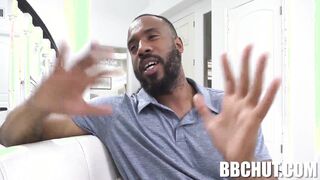 Avery Ebony Visiting Her Friend gets big black cock