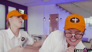 Taboo6.com - Technicians make a house service call and find a curvy woman living there