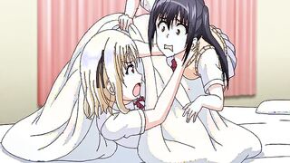 Hentai boss having sex with beautiful college girls