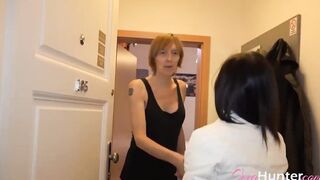 OMAHUNTER Older And Teenagers Dyke Act With Fake-Dick And Masturbation