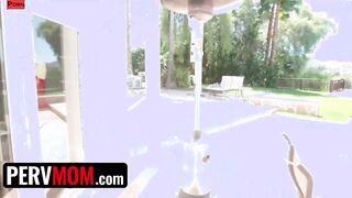 PervMom - Long Boobs Cougar Indulged Lucky Dudes Wildest Fantasies As She Rocks On Top Of His Dick