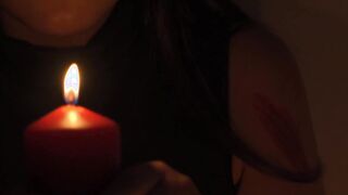 A demon possessed me and makes me masturbate rough - Halloween 2022 Sweet Violet