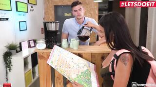 FREAKY HOSTEL - PAWG Latina Claudia Bavel Takes A Big Penis In Her hot Vagina - LETSDOEIT