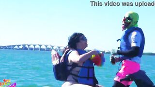Virgo Peridot and Mandimayxxx Gets Banged! By Gibby The Clown On A Jet Ski Inside The Middle Of The Ocean