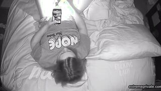 watching my stepsister toying and cumming