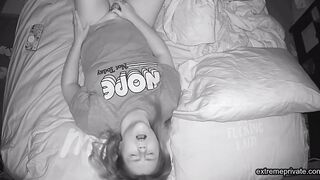 watching my stepsister toying and cumming