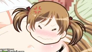 Hentai lovely college girlfriend has sex